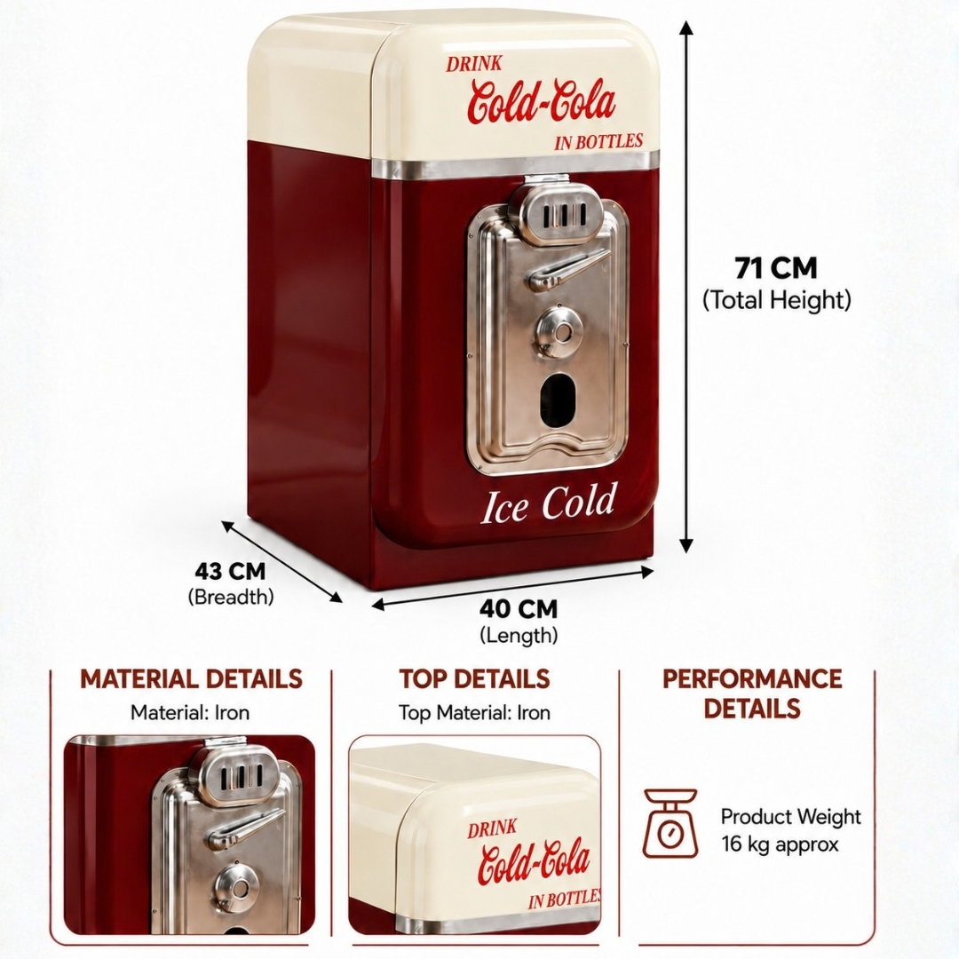 Mini Vending Machine Bedside Table