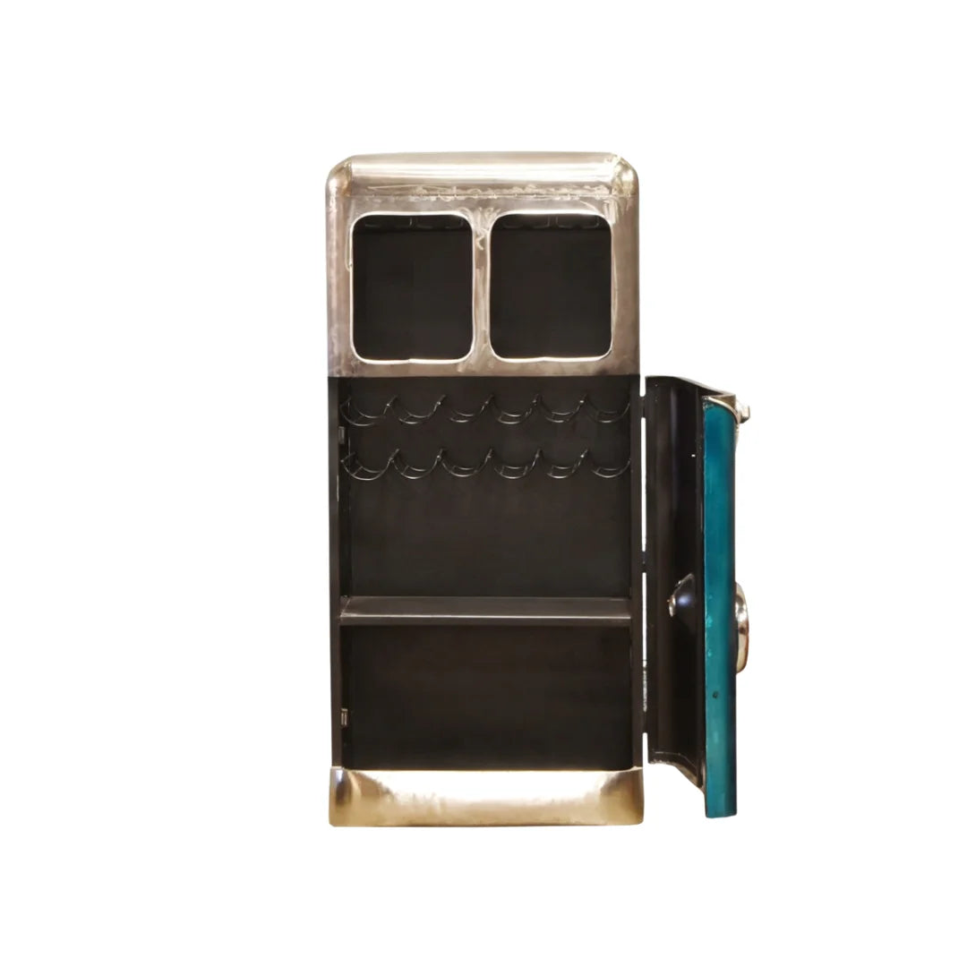 Vintage Kombi storage bar cabinet with shelves and storage space
