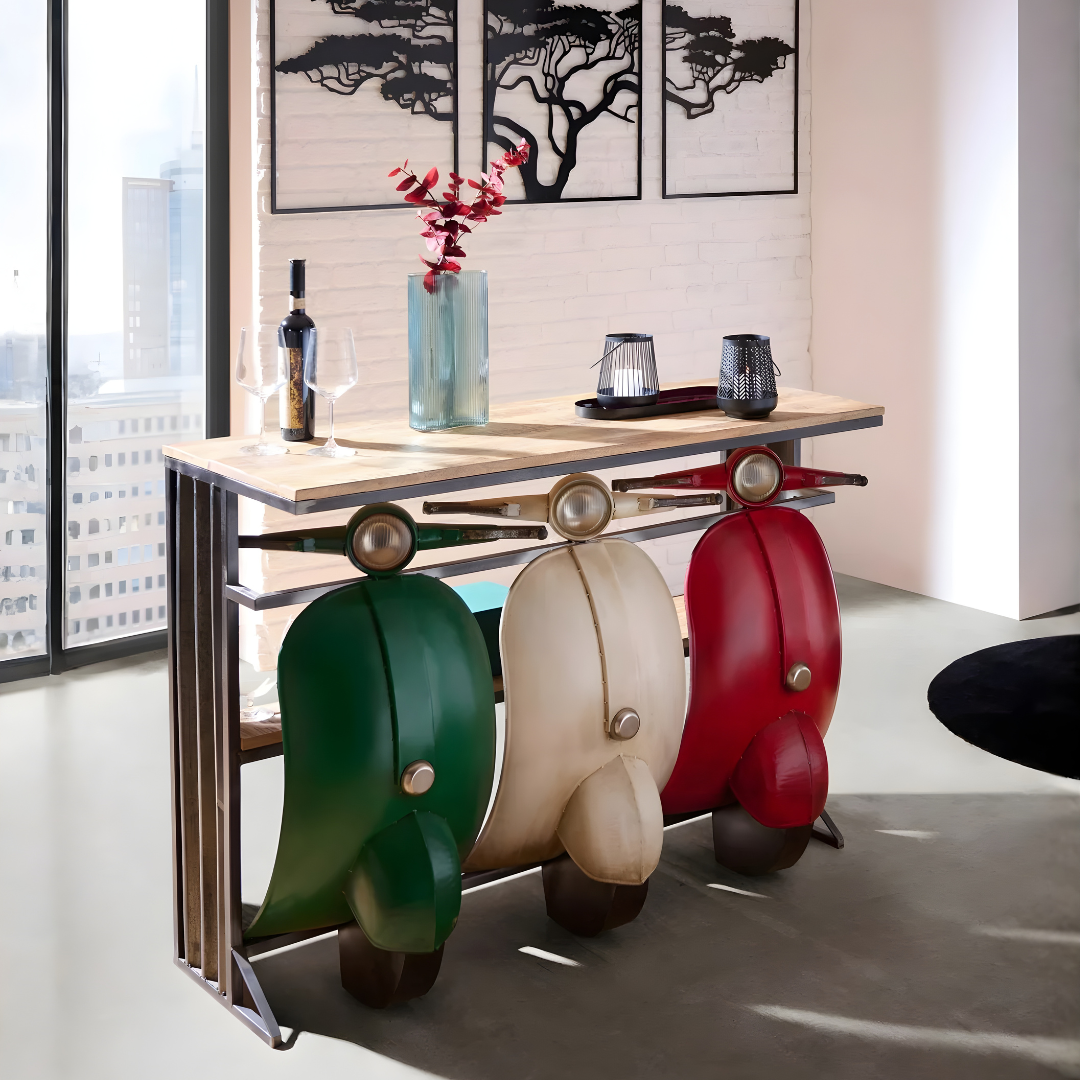 Top 10 Bar Counters for Stylish Home Entertaining in 2026 featuring a unique scooter-themed bar counter.