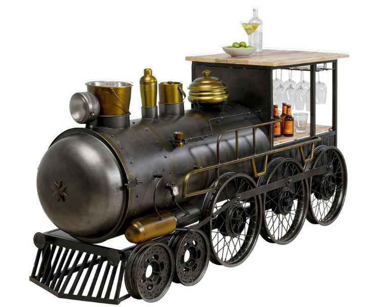 Railway Engine Themed Bar Counter