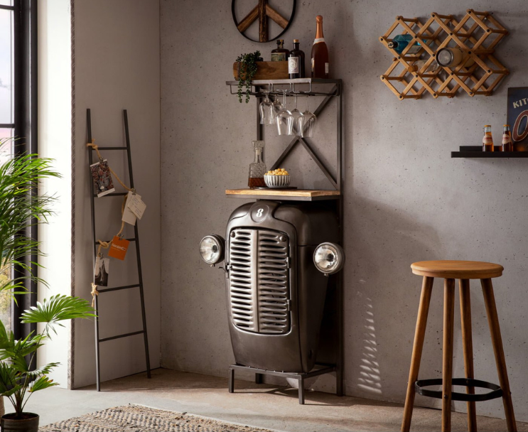 Wooden Tractor Bar Shelf