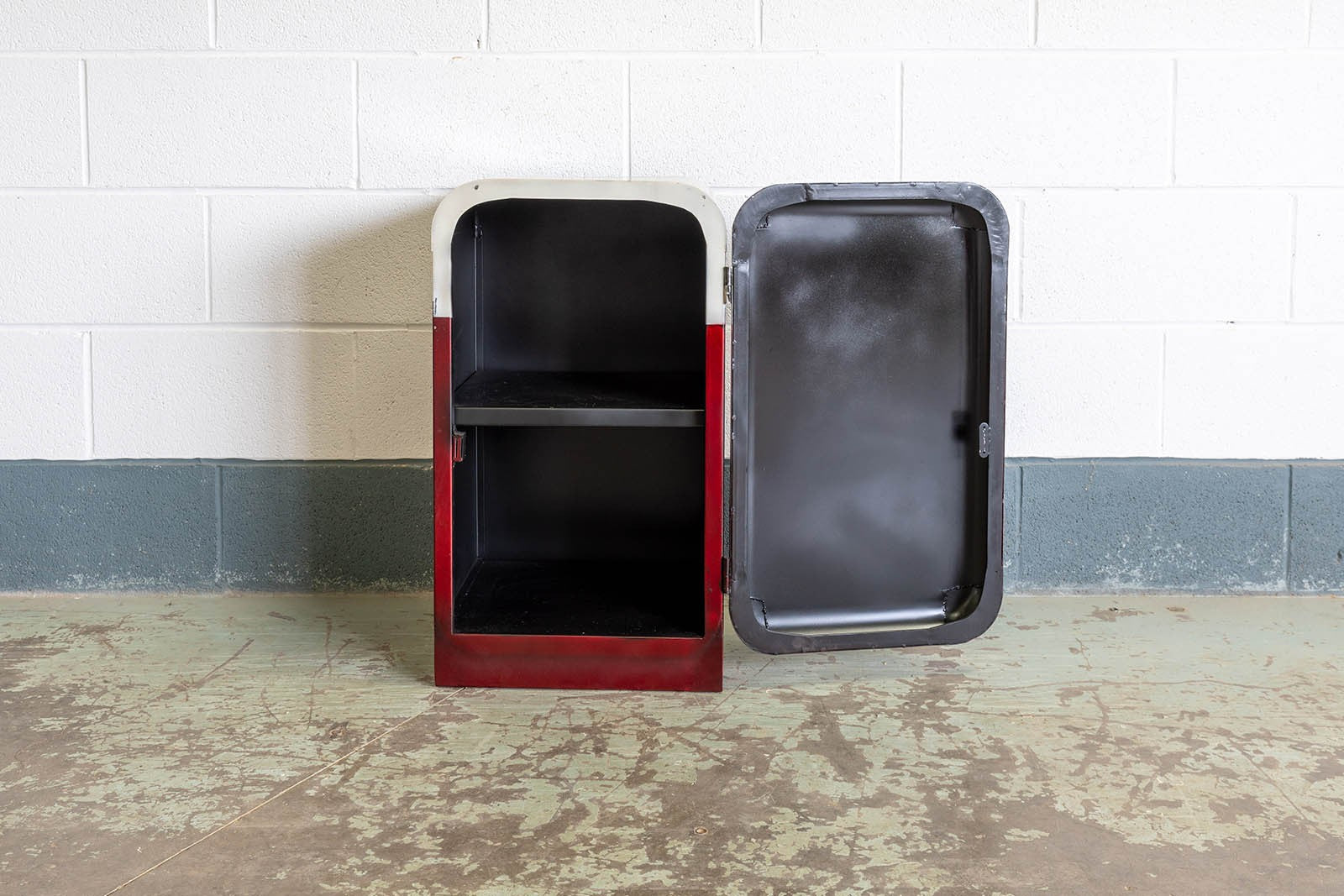 bedside table with storage