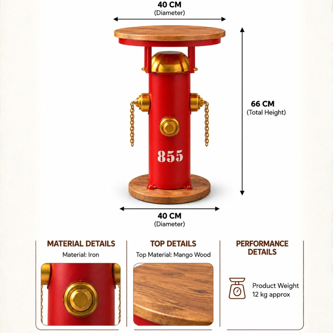 Fire Pump Side Table