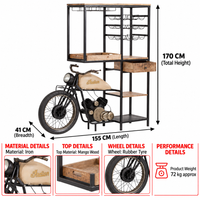 Indian Bike Bar Counter