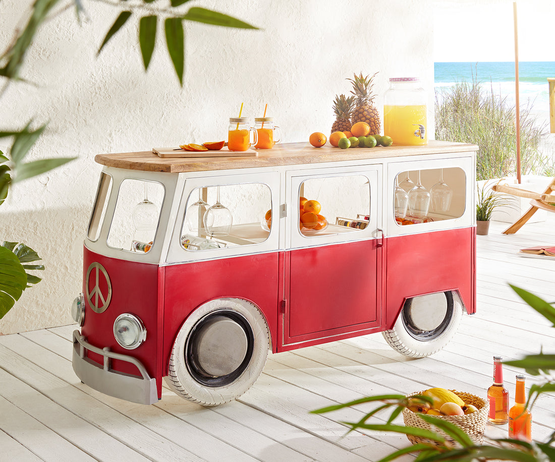 Charming Mini Bus Small Bar Counter for Home - LCV-118