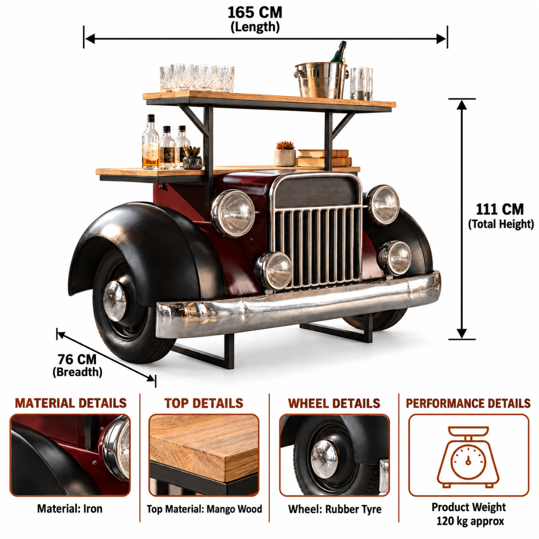 American Muscle Truck Bar Counter