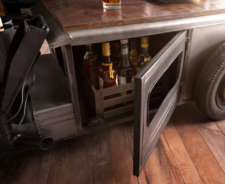 vintage coffee table with storage