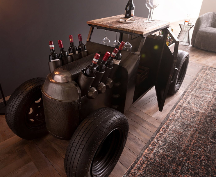 Fury Car-Inspired Bar Coffee Table