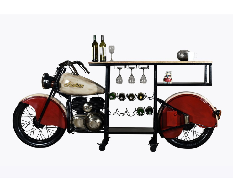 Glider Bar Space-Saving Small Home Bar Table