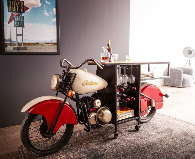 Glider Bar Space-Saving Small Home Bar Table