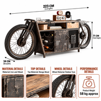 Edge Bike Inspired TV Console Table