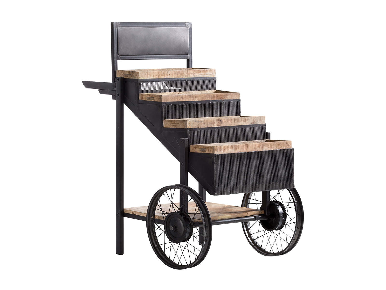 vintage serving trolley