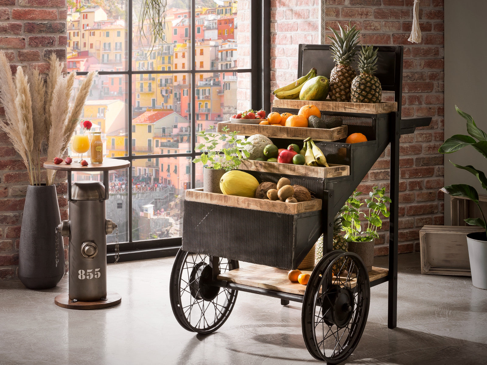 rustic cart furniture