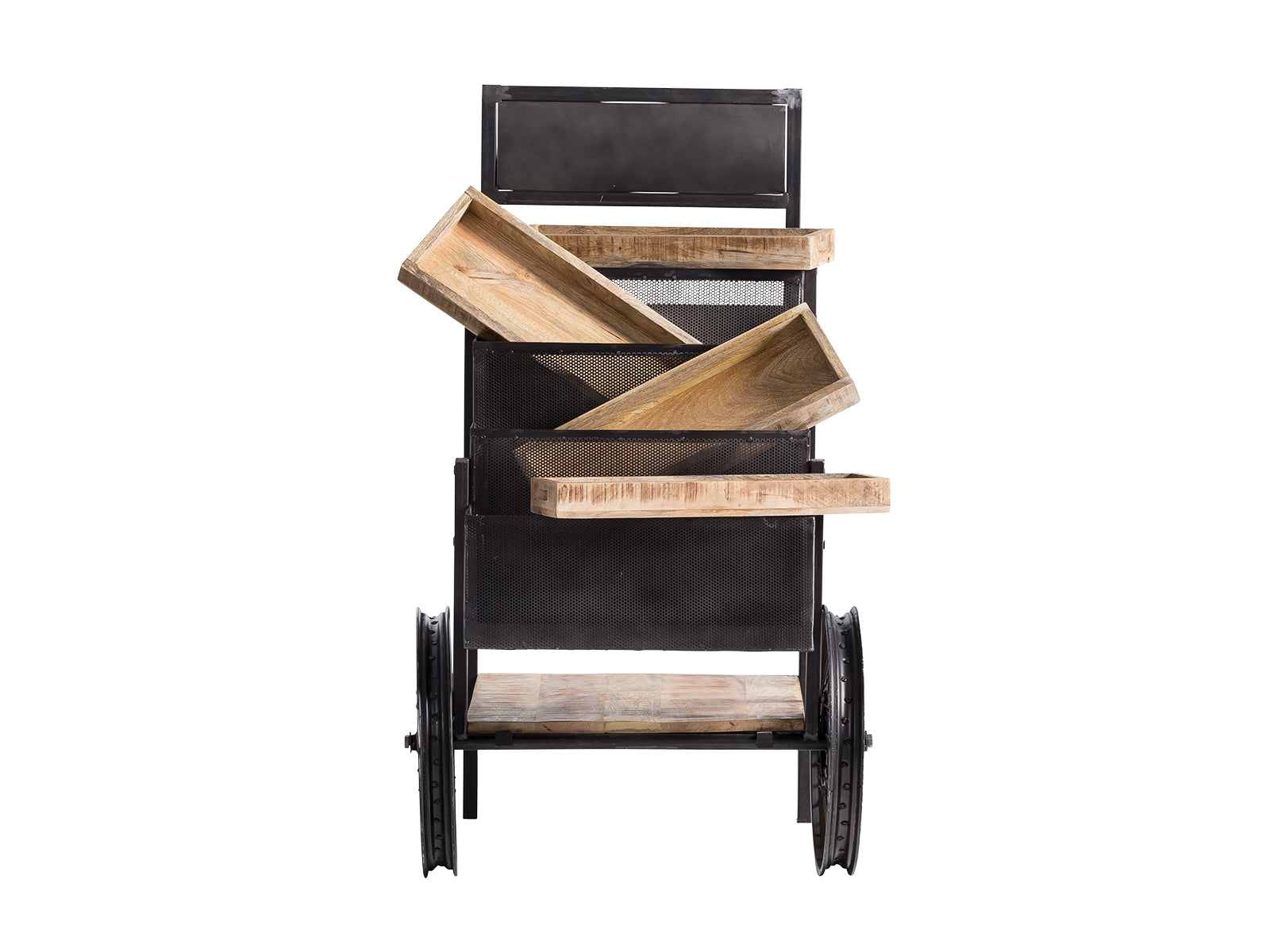 fruit display stand with wheels