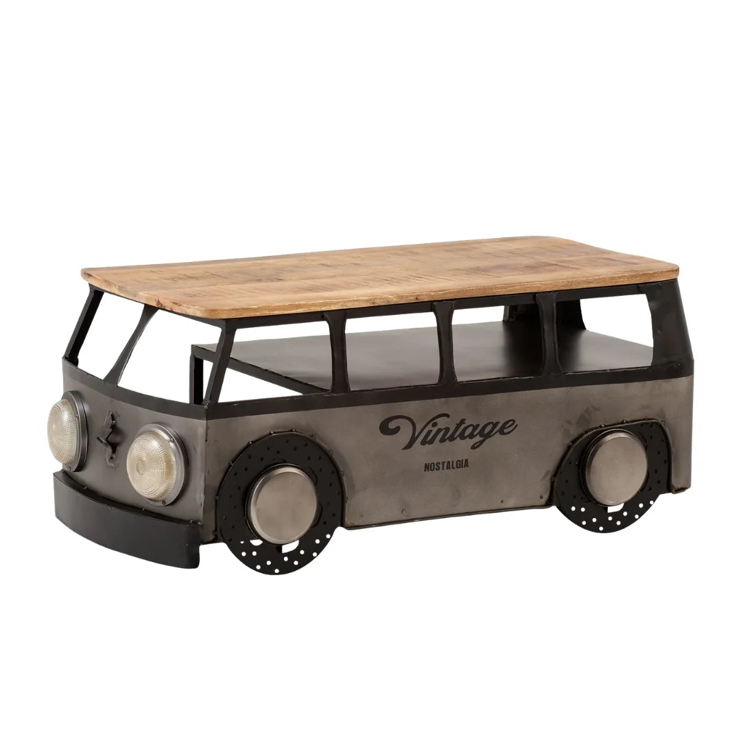 Car inspired coffee table with storage and sleek modern design, perfect for living room decor by Foxfurn
