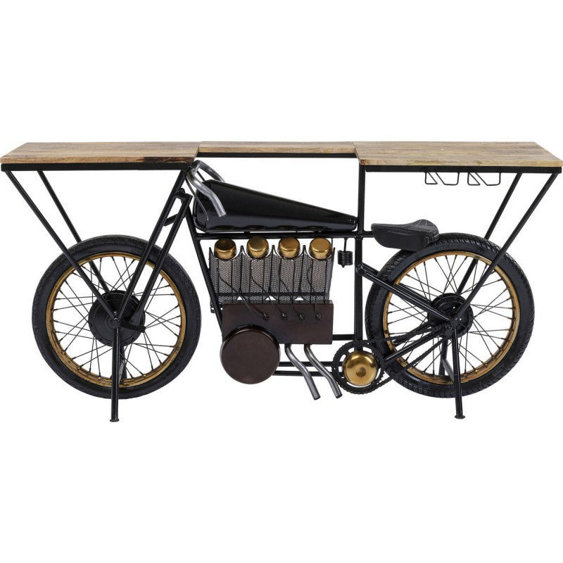 Brough Bike Wooden Bar Console Table for Home - LMB-201