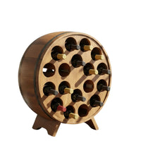 Stylish round barrel mini bar cabinet for modern interiors