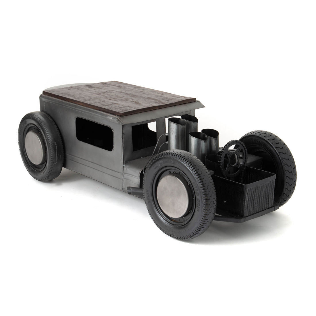 Automobile-Inspired Wooden Coffee Table-LCV-104