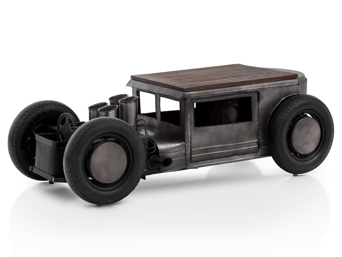 Automobile-Inspired Wooden Coffee Table-LCV-104