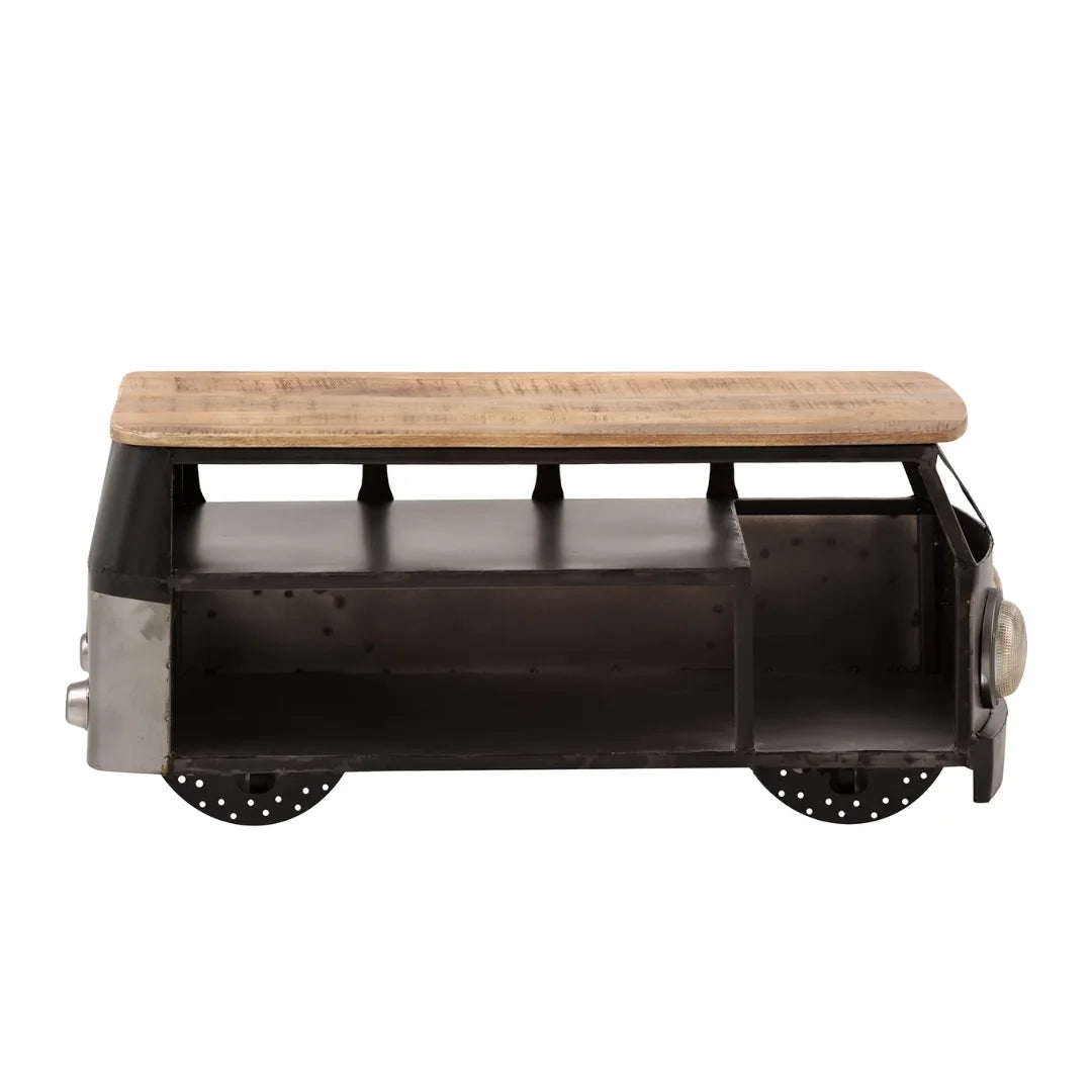 Car inspired coffee table with storage and sleek modern design, perfect for living room decor by Foxfurn
