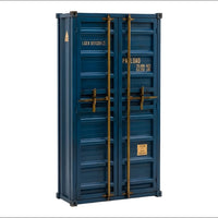 Unique Shipping Container Style Double Door Cabinet by Foxfurn