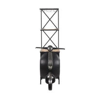 Vintage Lambretta scooter bar shelf for home décor and bar display