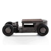 Automobile inspired wooden coffee table LCV-104 with vintage design and solid wood finish by Foxfurn