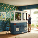 Vintage Indian TATA Truck Design LMV-32 storage furniture for modern interiors