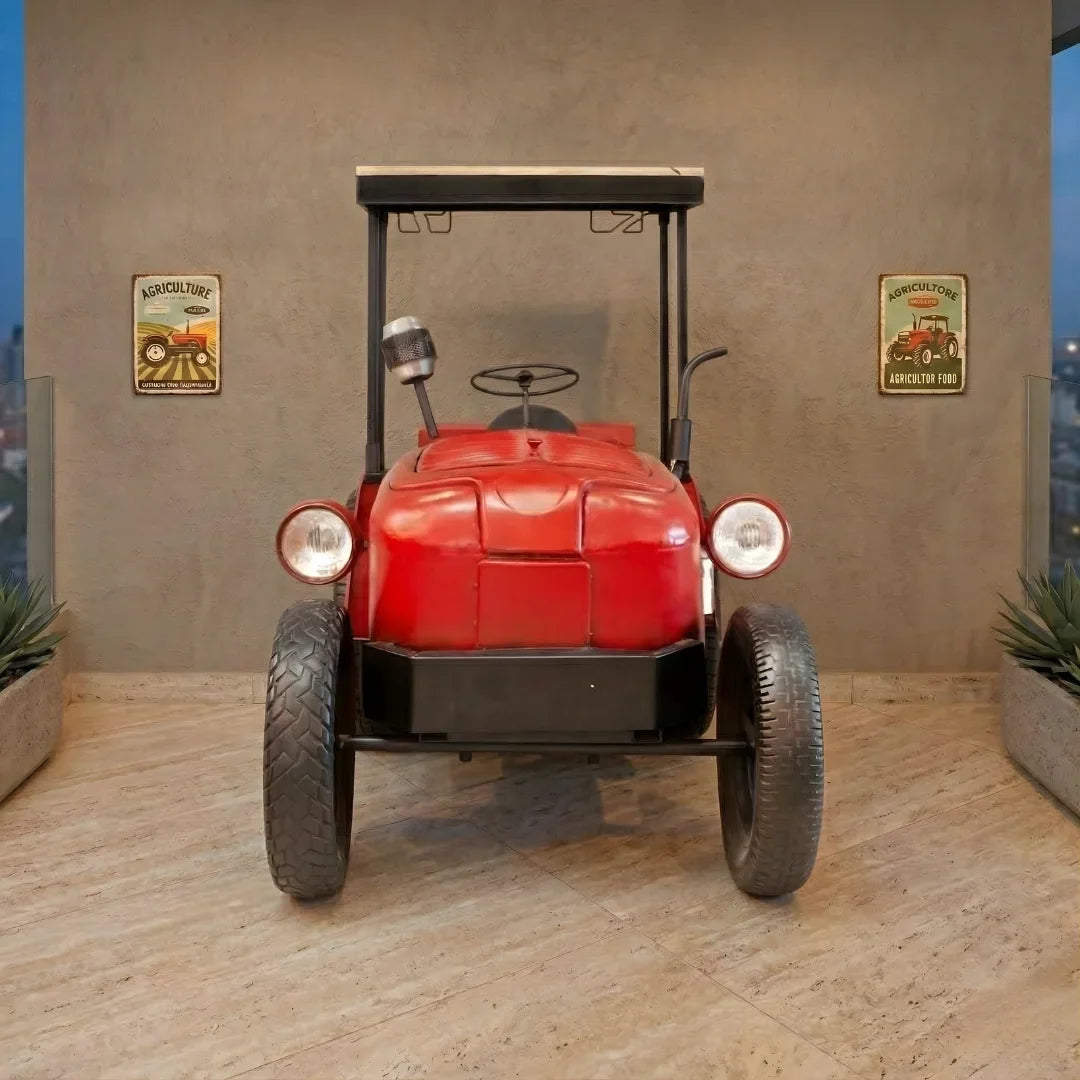 Rustic tractor style bar counter furniture for restaurants and lounges