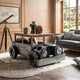 Modern coffee table for living room with storage space, premium wooden finish and stylish design by Foxfurn