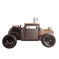 Fury car-inspired bar coffee table with storage and premium wood finish by Foxfurn for modern living spaces