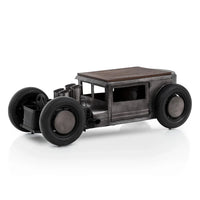 Automobile inspired wooden coffee table LCV-104 with vintage design and solid wood finish by Foxfurn