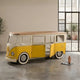 Vintage peace van bar cabinet with storage shelves and unique retro design by Foxfurn