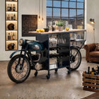 Premium wooden bar counter with stylish design and storage, perfect for home bar setups by Foxfurn