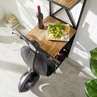Handcrafted Lambretta Scooter Bar Shelf LSC-10 for home bar interiors