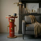 Modern wooden side table for living room with compact design and storage, perfect for stylish home interiors
