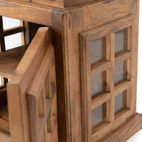 Wooden telephone side board with storage drawers and vintage finish design by Foxfurn
