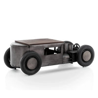 Automobile inspired wooden coffee table LCV-104 with vintage design and solid wood finish by Foxfurn