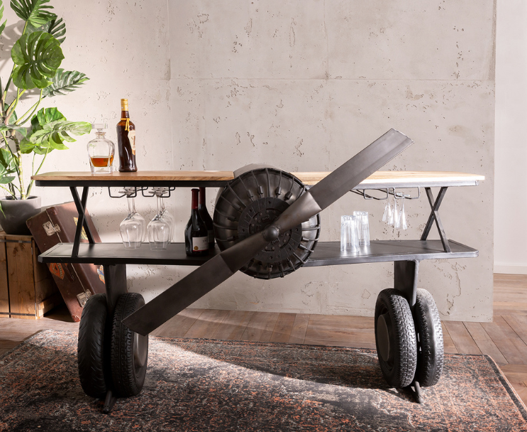 Luxury Aeroplane Bar Counter