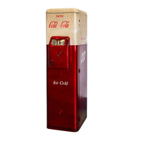 Compact vending machine style cabinet with storage shelves for home bar and modern interior setup by Foxfurn