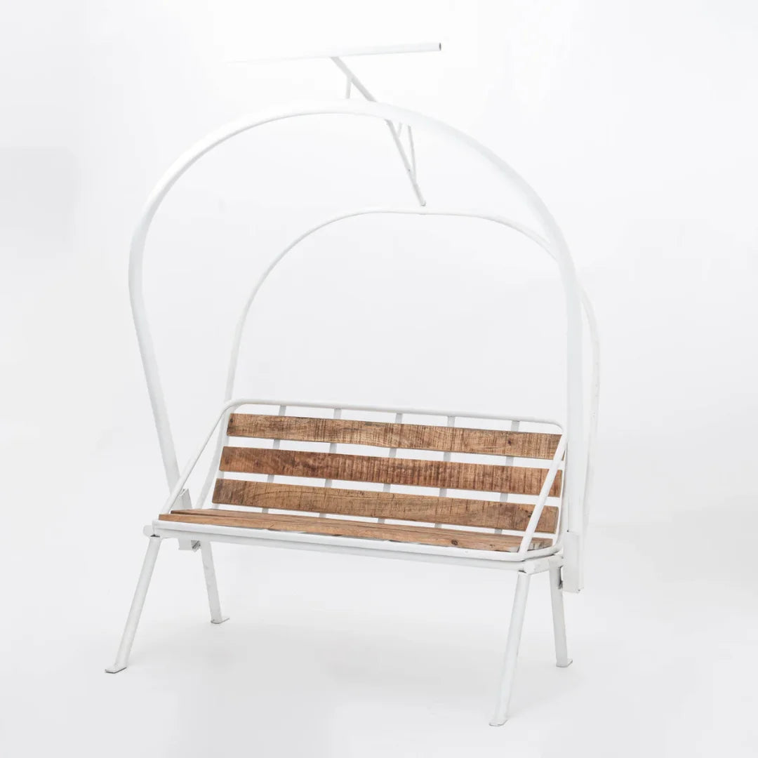 Modern wooden bench with sleek design perfect for living room, hallway, or entryway seating by