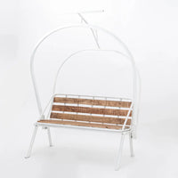 Modern wooden bench with sleek design perfect for living room, hallway, or entryway seating by