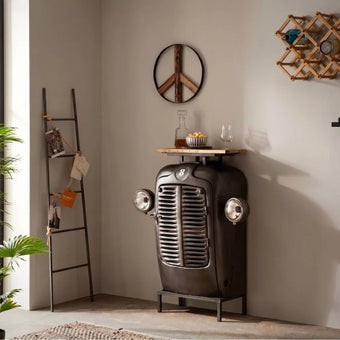 compare product Tractor-Inspired Bar Table with Storage – LTT-44