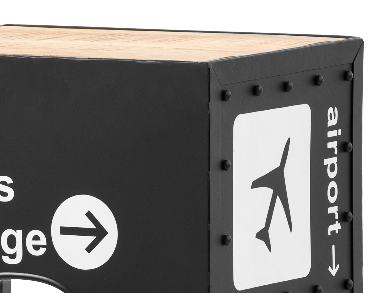 close up of Aeroplane Trolley