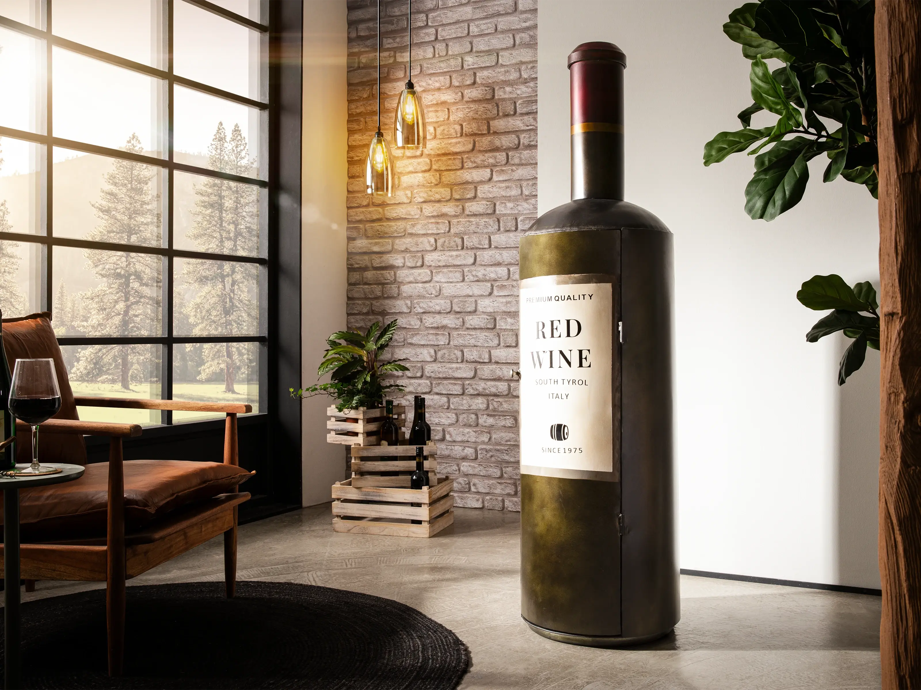 wine bottle cabinet for living room