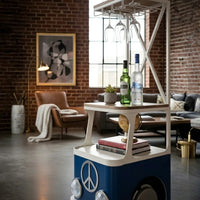 Industrial style bus bar cabinet with premium storage design